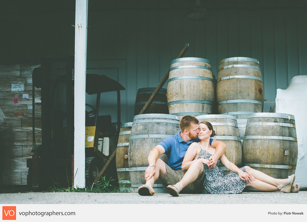 Engagement session at Jonathan Edwards Winery in North Stonington, CT