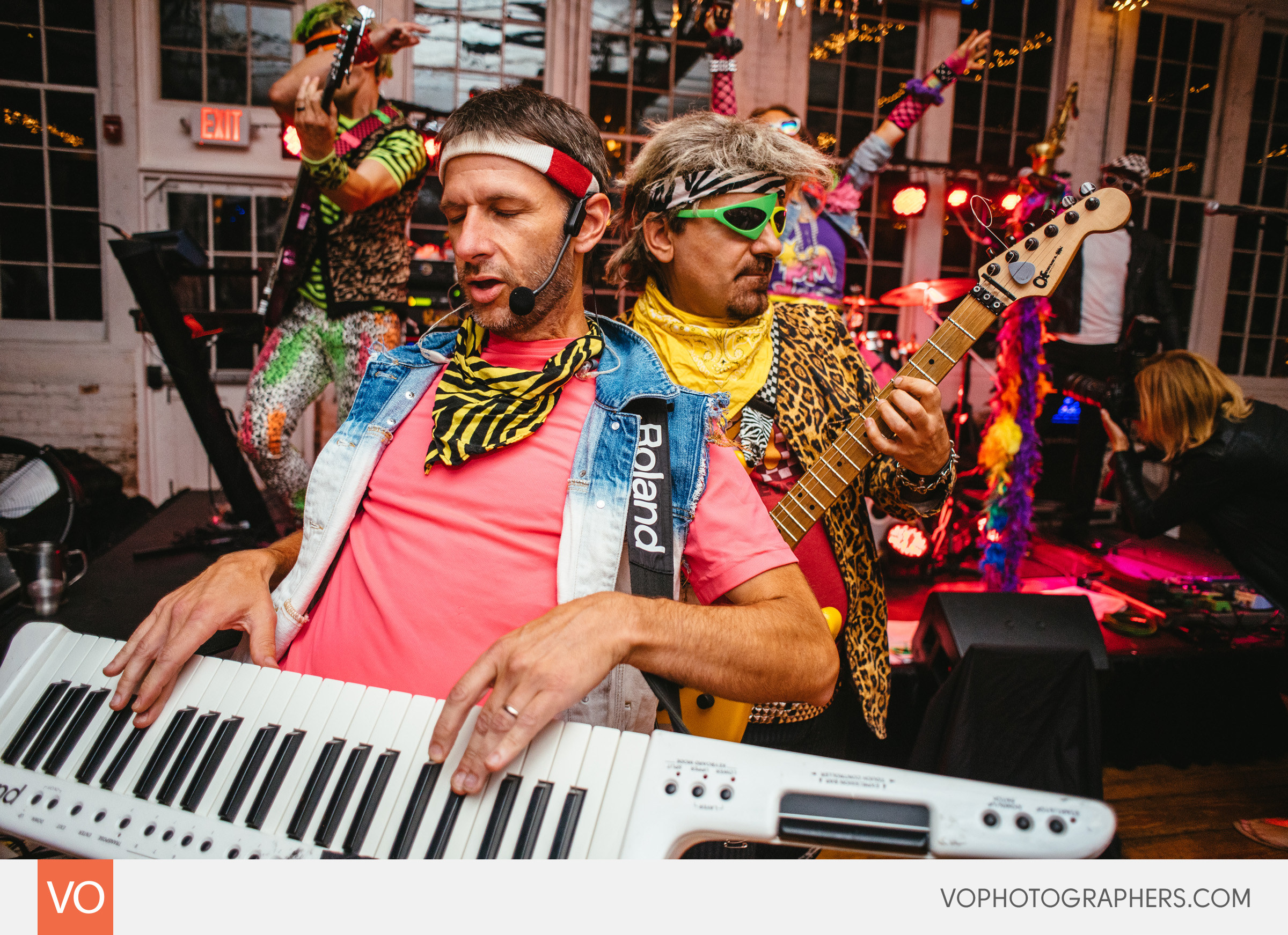 Lace Factory CT Wedding - Ronals Reagans 80s Band