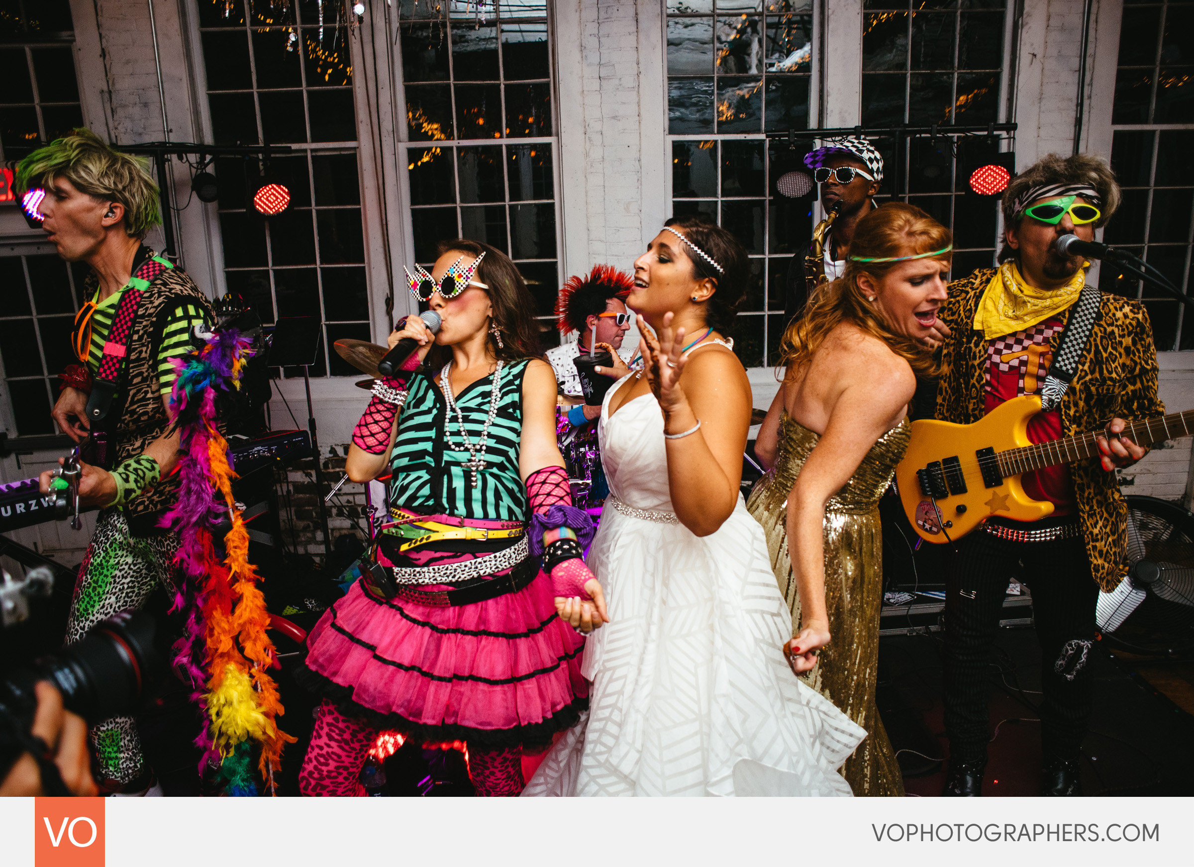 Lace Factory CT Wedding - Ronals Reagans 80s Band
