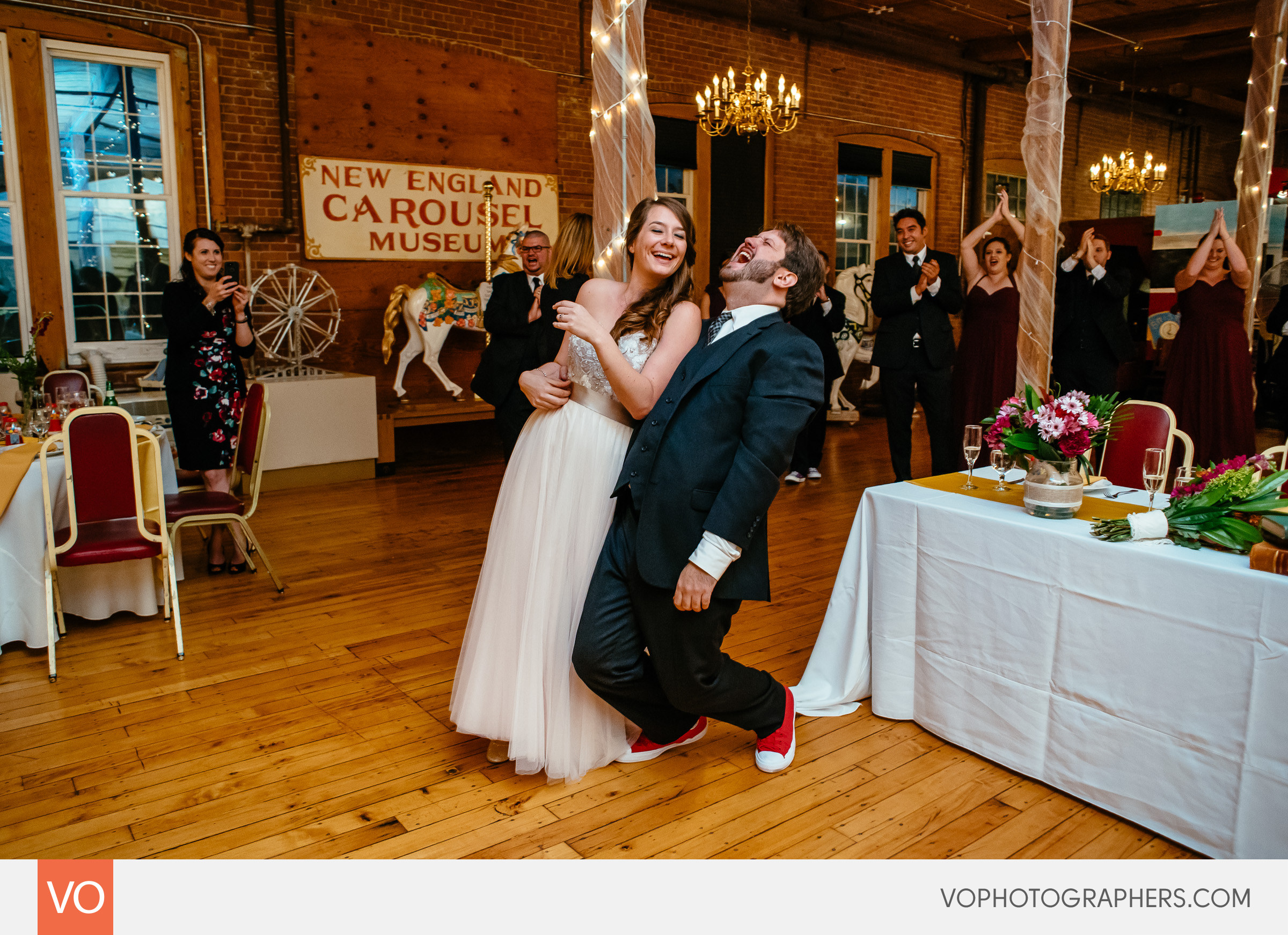 The New England Carousel Museum Wedding – Rachel + Peter – photo 35