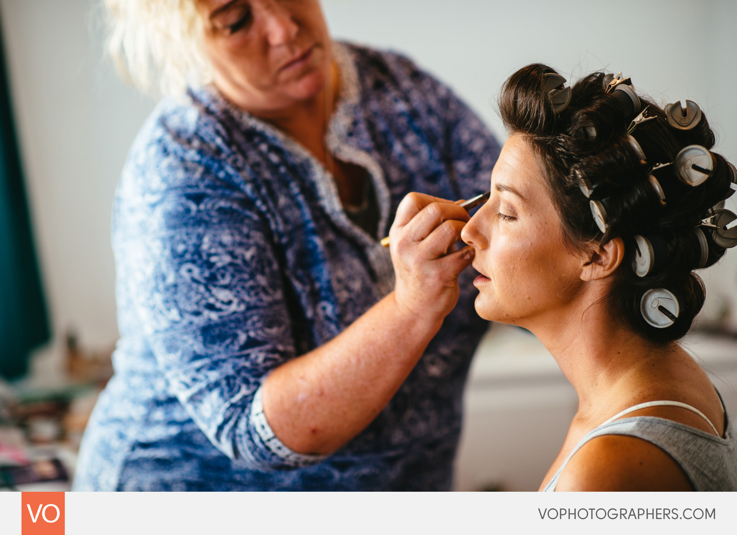 Bride Getting Ready - Mexico Destination Wedding Photography
