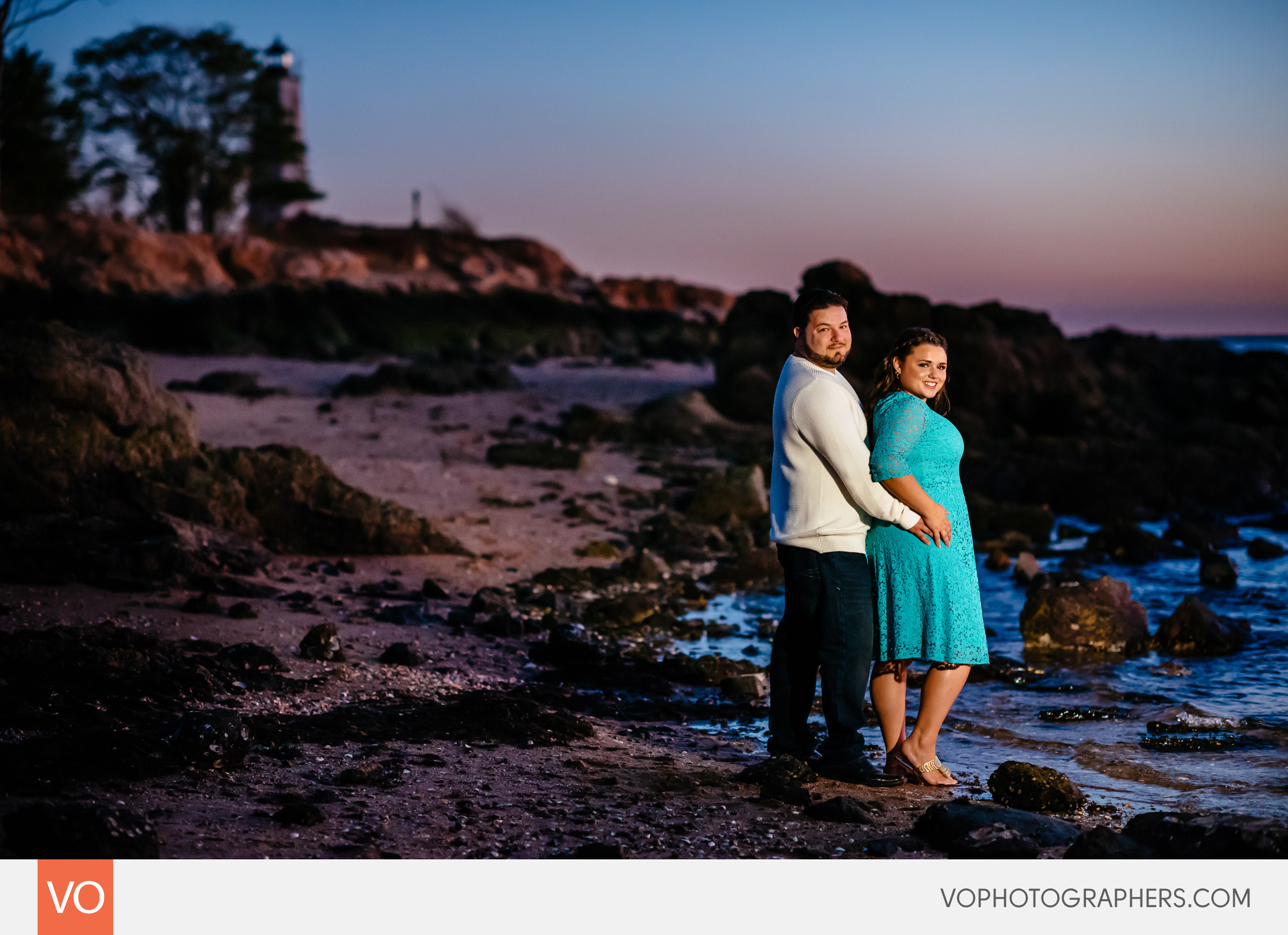 Lighthouse Point Park Engagement