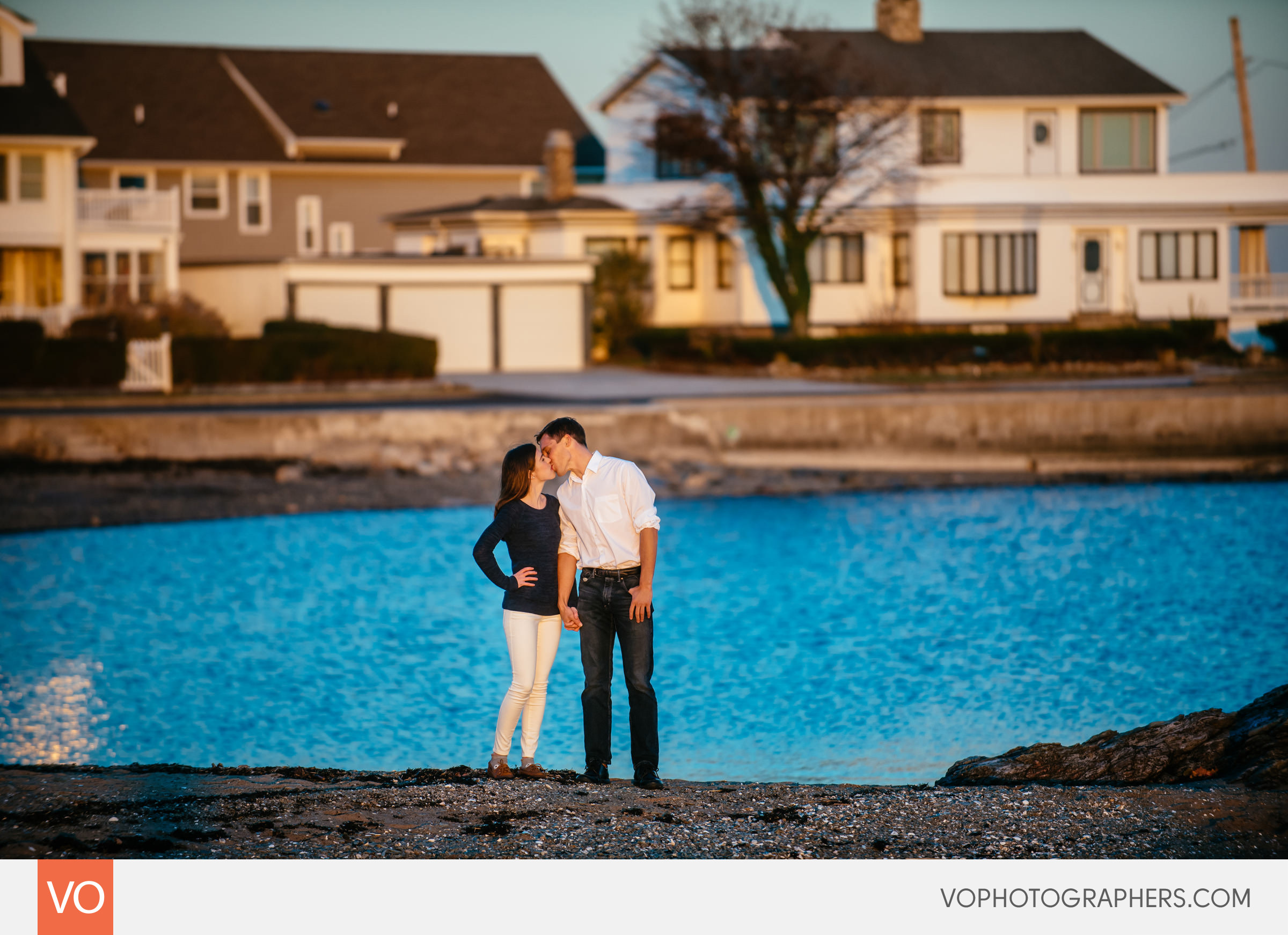 Anchor Beach Milford Engagement