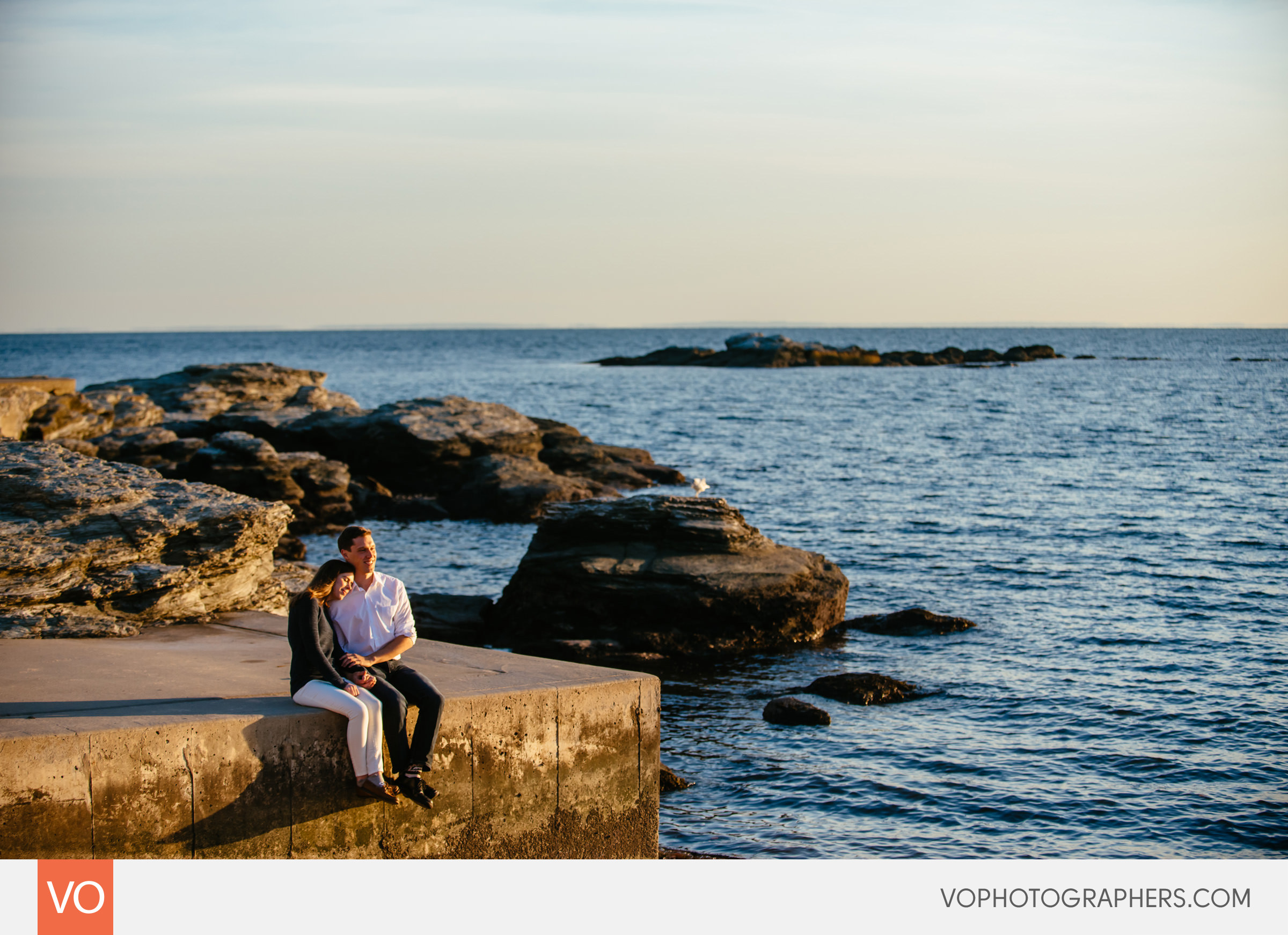 Anchor Beach Milford Engagement