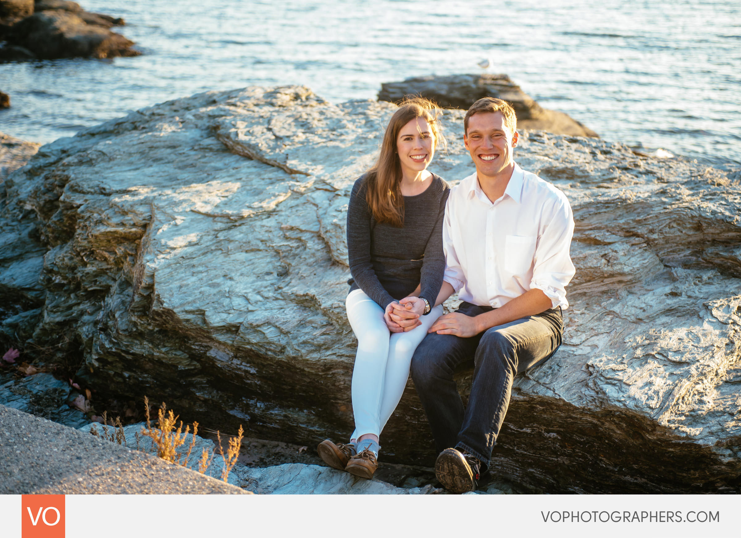 Anchor Beach Milford Engagement