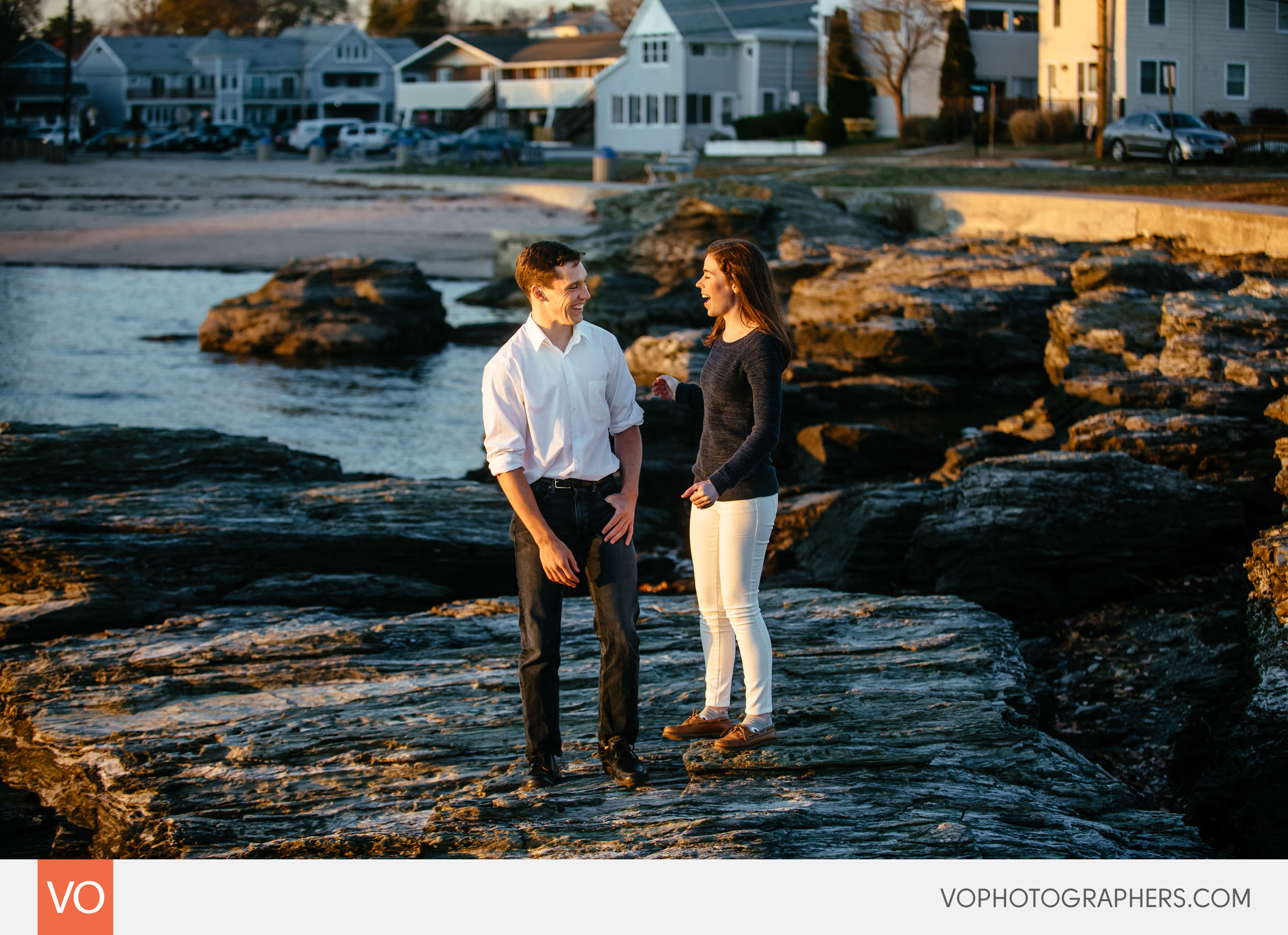 Anchor Beach Milford Engagement