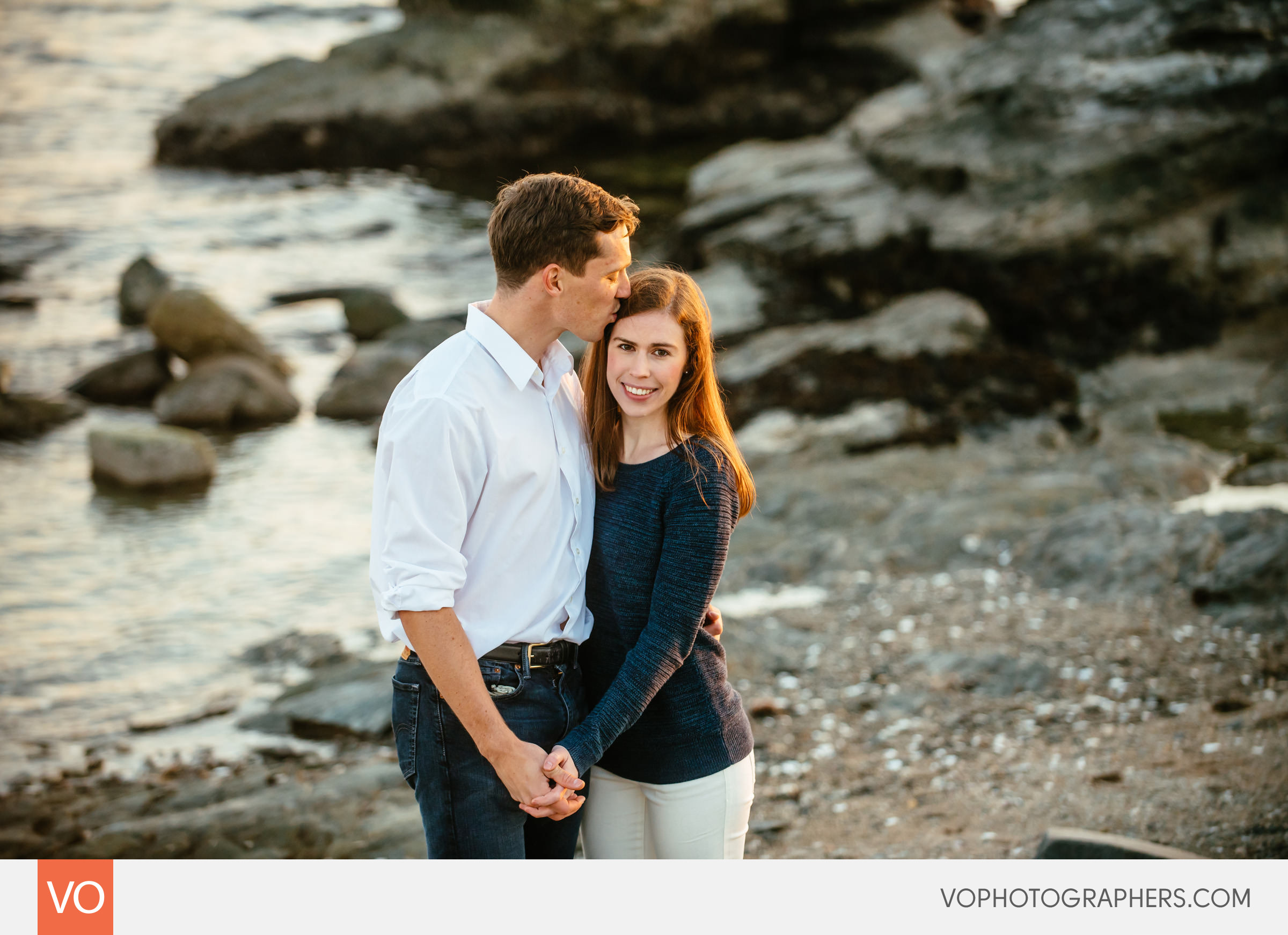 Anchor Beach Milford Engagement