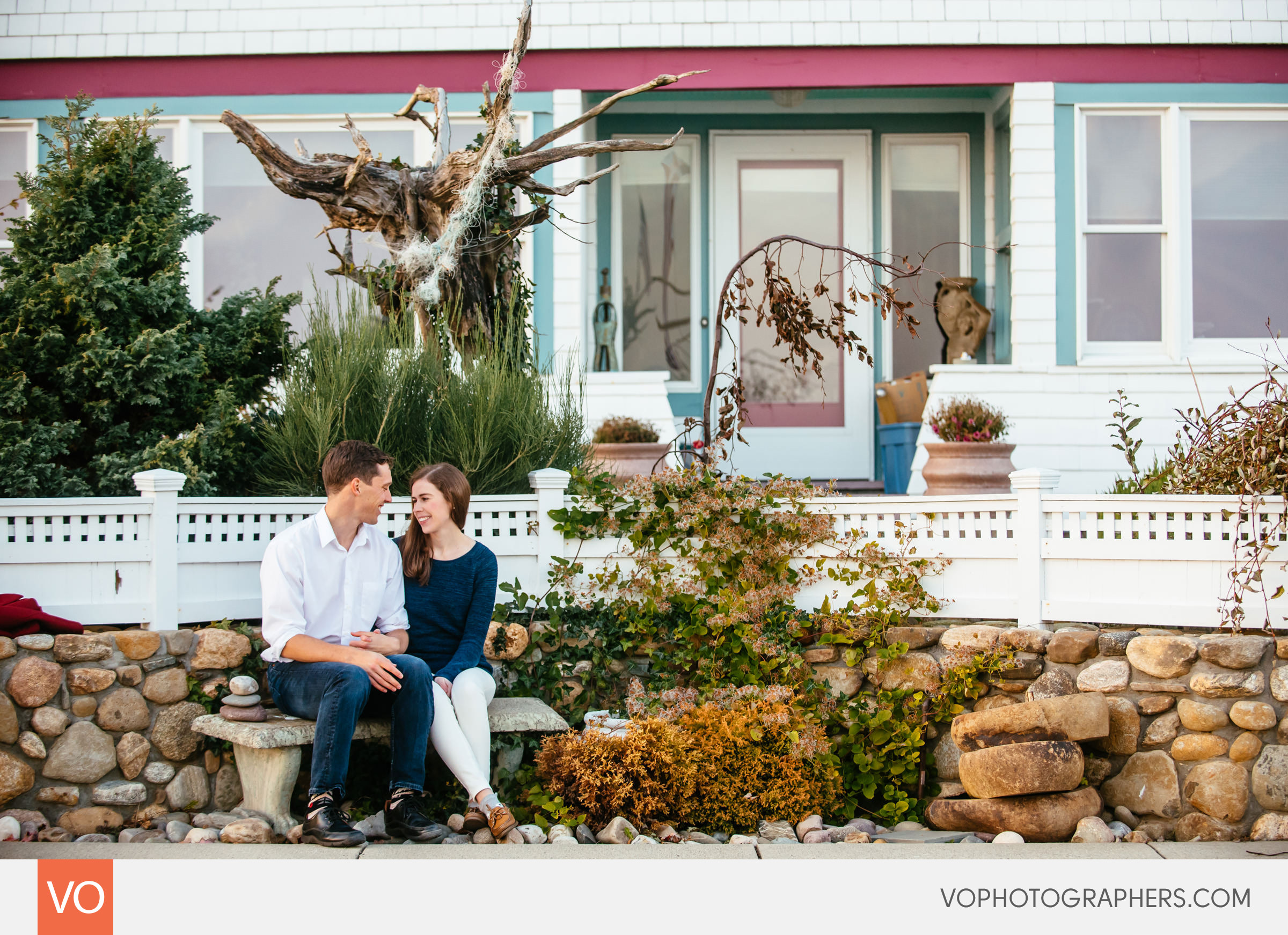 Anchor Beach Milford Engagement