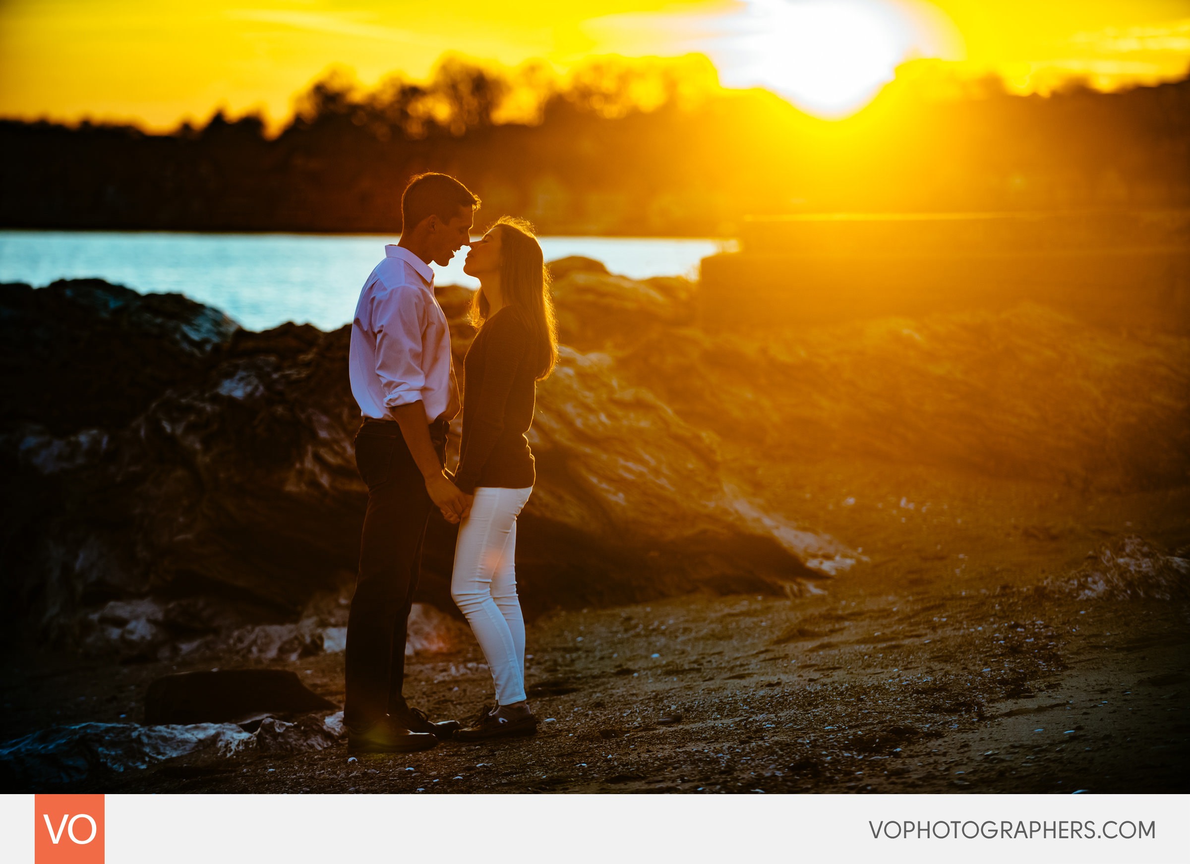Anchor Beach Milford Engagement